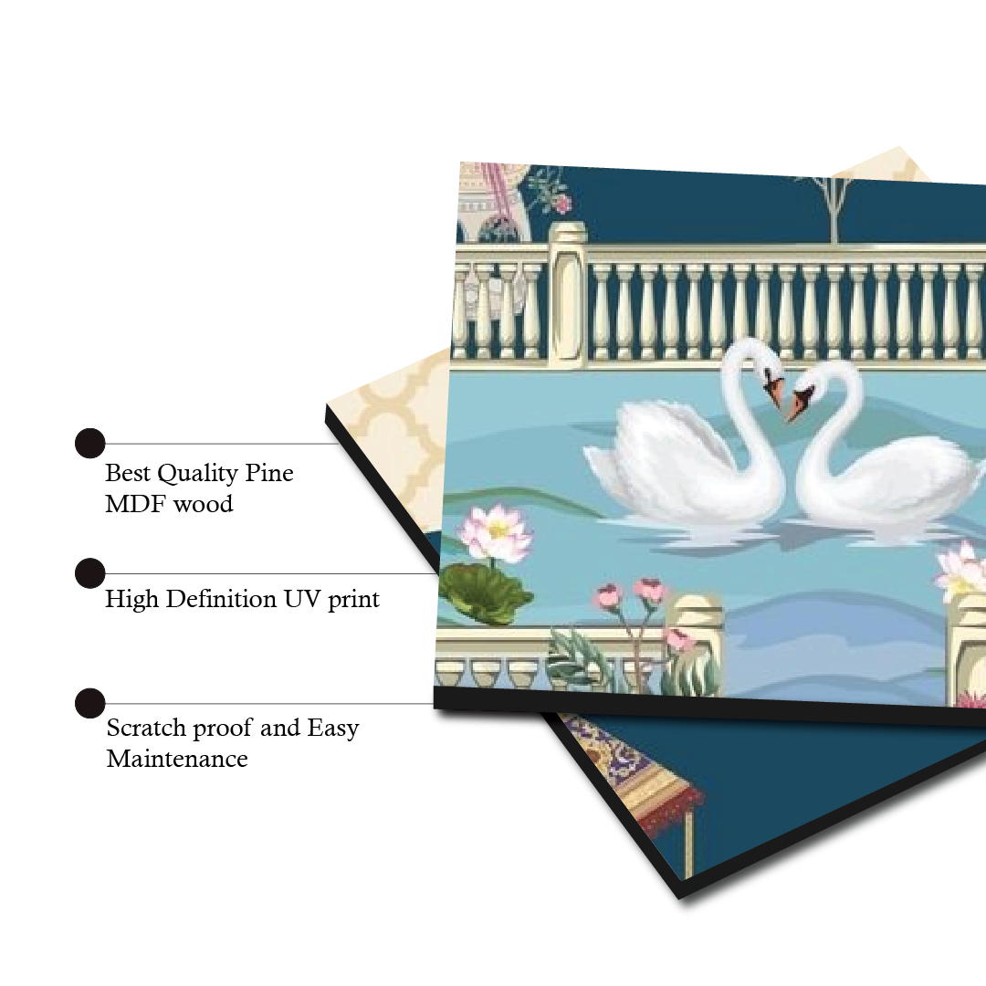 Wall Tiles Set - Swan